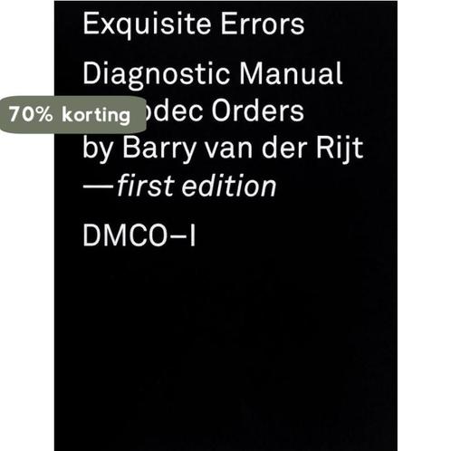Barry Van Der Rijt - Exquisite Errors DMCO-1 9789492051134, Boeken, Kunst en Cultuur | Beeldend, Gelezen, Verzenden