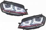 Koplampen Set U LED Dynamisch GTI Rood Geschikt Voor Golf..., Ophalen of Verzenden, Nieuw, Volkswagen