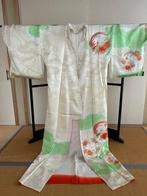 Japanse oude kimono Uniek zijde met een prachtig