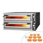 GGM Gastro | Elektrische pizzaoven - 9+9x 35cm (Breedte) - |, Tuin en Terras, Pizzaovens, Verzenden, Nieuw, GGM Gastro
