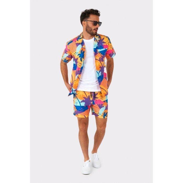 Palm Power Zomer Set - XXL, Kleding | Dames, Carnavalskleding en Feestkleding, Verzenden
