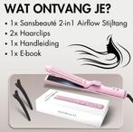 Sansbeauté® 2 in 1 Airflow Stijltang - Krultang -, Ophalen of Verzenden, Zo goed als nieuw