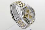 Breitling Chronomat B13050.1 Goud/Staal Wit Wijzerplaat 40mm, Sieraden, Tassen en Uiterlijk, Horloges | Heren, Breitling, Staal