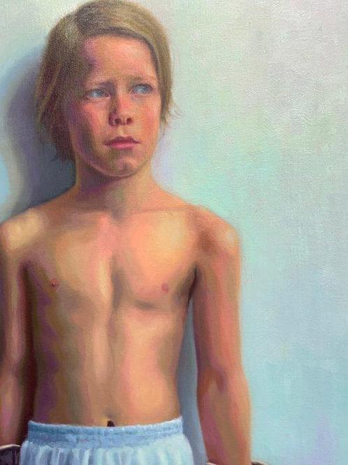Francien Krieg - After the battle, Antiek en Kunst, Kunst | Schilderijen | Modern