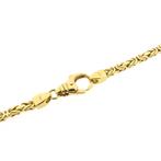 Exclusief 18 Krt. Gouden koningsketting | 60,5 cm, Ophalen of Verzenden, Gebruikt, Overige kleuren, Goud