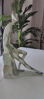 Nao by Lladró - sculptuur, Figura de Arlequín con Laúd - 37, Antiek en Kunst