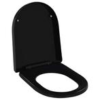 Zwarte Toiletbril Soft-Close | Retourdeal | Topkwaliteit, Ophalen of Verzenden, Nieuw, Toilet