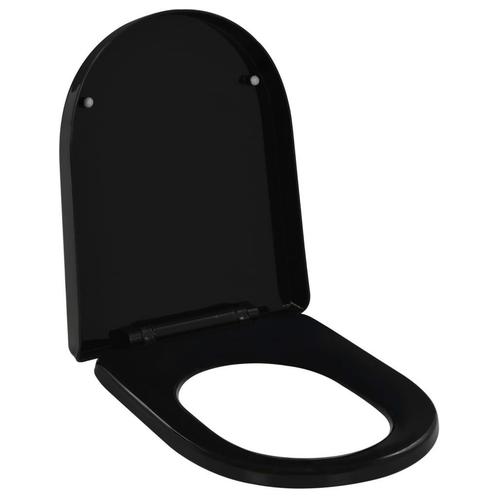 Zwarte Toiletbril Soft-Close | Retourdeal | Topkwaliteit, Doe-het-zelf en Verbouw, Sanitair, Nieuw, Toilet, Ophalen of Verzenden