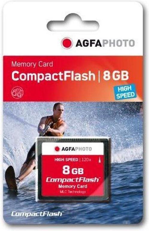 AgfaPhoto CompactFlash - 8GB (Nieuw), Doe-het-zelf en Verbouw, Elektra en Kabels, Nieuw, Verzenden