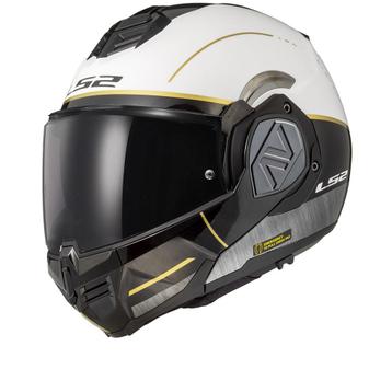LS2 FF906 Advant Iron Matt Wit Zwart Jeans-06 Systeemhelm beschikbaar voor biedingen