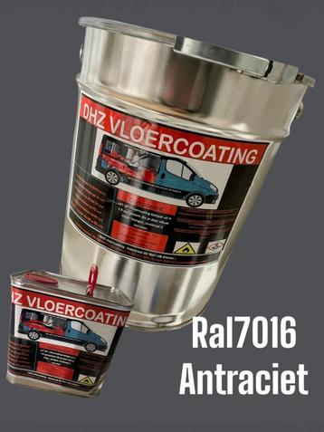 240m2-45kg 2K Epoxy Garage vloercoating- RAL7016 ANTRACIET beschikbaar voor biedingen