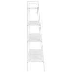 Ladder boekenkast 4 schappen metaal wit (Kasten, Interieur), Huis en Inrichting, Verzenden