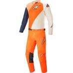Kinder Crosskleding Set Alpinestars Racer Blaze Oranje Blauw, Motoren, Kleding | Motorkleding, Kinderen, Verzenden, Alpinestars