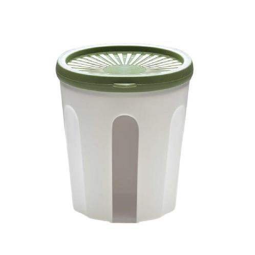Biesse Bewaardoos Rond Luchtdicht Groen/Transparant 0,5L, Hobby en Vrije tijd, Taarten en Cupcakes maken, Nieuw, Verzenden