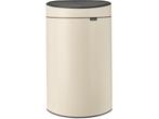 Brabantia Touch Bin - Prullenbak - 40 liter - Soft Beige, Verzenden, Zo goed als nieuw