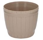 Bloempot Beige diameter 19 cm (set van 2) (Plantenbakken), Tuin en Terras, Bloembakken en Plantenbakken, Verzenden, Nieuw