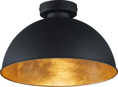 REALITY JIMMY Plafonniere Zwart excl. 1x E27 60W - D: 31 cm, Huis en Inrichting, Lampen | Plafondlampen, Gebruikt, Ophalen of Verzenden