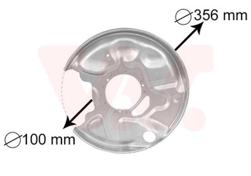 REMSCHIJF BESCHERMER VOOR MERCEDES BENZ C-KL W202 1993-2000, Auto-onderdelen, Remmen en Aandrijving, Nieuw, Ophalen of Verzenden