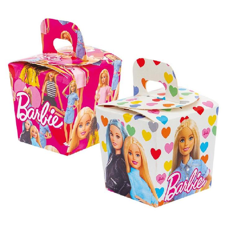 Candy Box Barbie 7x7x8cm 6st**, Hobby en Vrije tijd, Taarten en Cupcakes maken, Nieuw, Verzenden