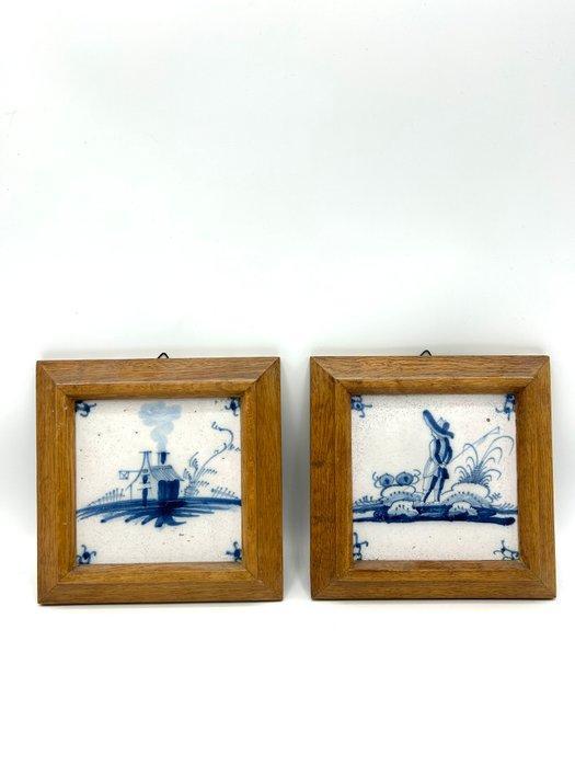 Tegel (2) - 1700-1750 - Delft, Antiek en Kunst, Antiek | Glas en Kristal