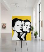 Davide DAlba - 3 Gialli, Antiek en Kunst, Kunst | Schilderijen | Modern