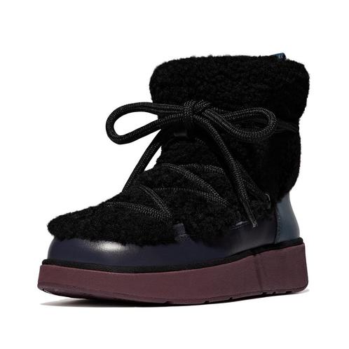 -0% FitFlop  FitFlop Gen-ff x roksanda curly-shearling lace, Kleding | Dames, Schoenen, Zwart, Nieuw, Verzenden