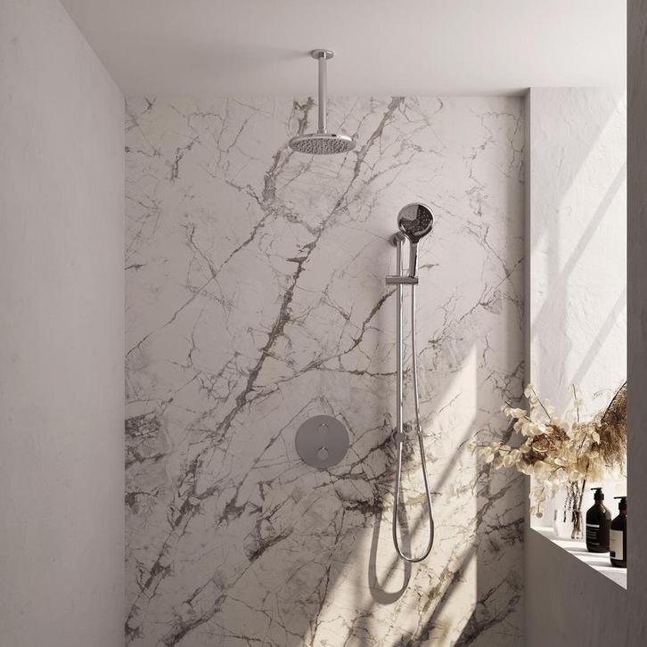 Brauer Chrome Carving Thermostatische Regendoucheset Inbouw, Doe-het-zelf en Verbouw, Sanitair, Ophalen of Verzenden