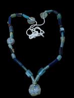 Oud-Romeins Brons, Very Rare Glass Color Bead Necklace, Antiek en Kunst