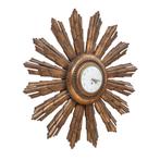 Zonneklok (frans) verguld hout, Antiek en Kunst, Ophalen