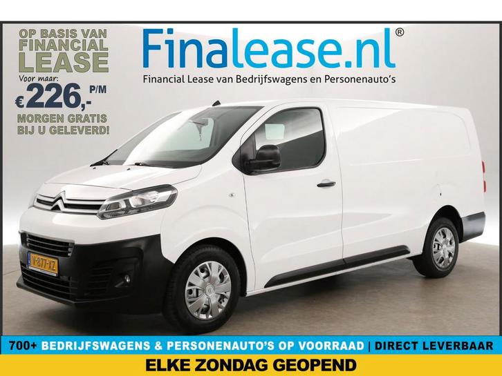 Citroën Jumpy 2.0 BlueHDI L3H1 Airco Cruise Parkeersensoren, Auto's, Bestelauto's, Lease, Handgeschakeld, Diesel, ABS, Boordcomputer