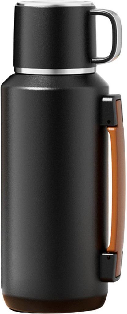 Thermosfles Zwart - Grote capaciteit - 1.5 liter -, Antiek en Kunst, Antiek | Servies los, Verzenden