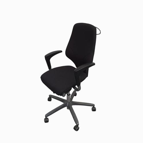 Giroflex bureaustoel - zwarte stof, Huis en Inrichting, Bureaus, Ophalen of Verzenden