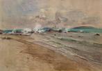 Giuseppe Casciaro (1863-1941) - Marina di Ischia, Antiek en Kunst