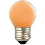 Calex LED kogellamp 240V 1W 12lm E27 Oranje 1 Stuk (E27 LED)