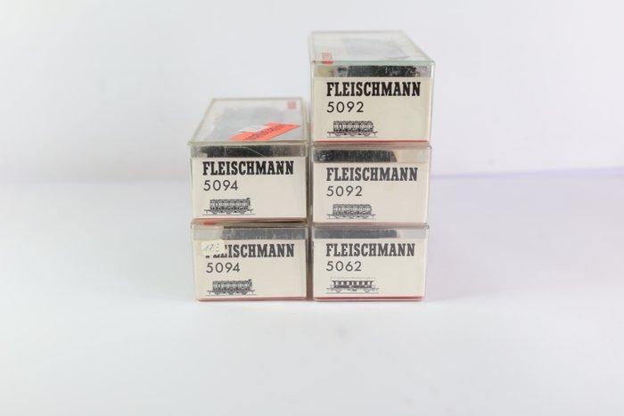 Fleischmann H0 - 5062/5092/5094 - Modeltrein personenwagen, Hobby en Vrije tijd, Modeltreinen | H0