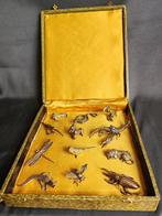 Messensteun (12) - Verguld brons, Antiek en Kunst