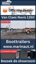 Echte Van Claes Navis 1350 kilogram 550 van 5252 voor 4695!, Watersport en Boten, Ophalen of Verzenden, Met rollen, Sloepentrailer