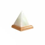 Himalaya Zoutlamp USB Wit Piramide (ca. 400 gram) 9 cm, Huis en Inrichting, Lampen | Tafellampen, Nieuw, Verzenden