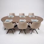 Tafel plat ovaal eikenhout  Matrix XL 280x100 280x100, Huis en Inrichting, Tafels | Eettafels, Nieuw