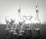 Drinkservies (49) - Grote service van oude kristallijne -