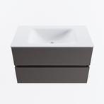 MONDIAZ VICA 80cm badmeubel onderkast Dark Grey 2 lades., Ophalen of Verzenden, Nieuw, Bad