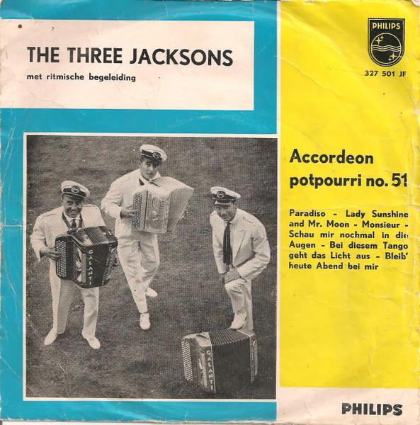 vinyl single 7 inch - The Three Jacksons - Accordeon Potp..., Cd's en Dvd's, Vinyl Singles, Zo goed als nieuw, Verzenden