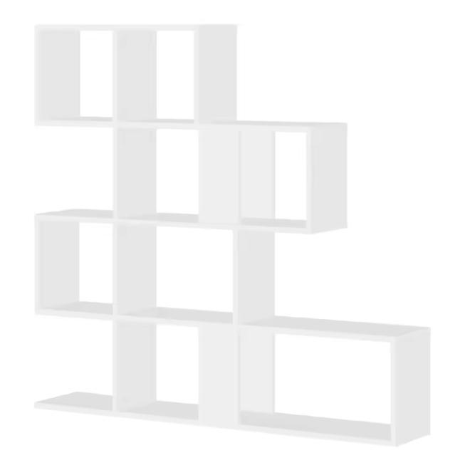 4-Laags Trapvormige Boekenkast – Open Roomdivider 115 cm, Huis en Inrichting, Kasten | Boekenkasten, Nieuw, Verzenden