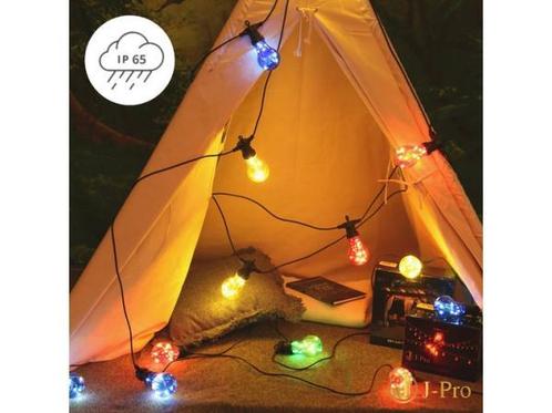 Veiling - JPro Magnum 10 Multi Color Lichtsnoer op Netstroom, Tuin en Terras, Buitenverlichting, Nieuw
