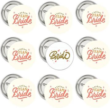 Bride to Be en Team Bride set met sjerp en buttons 16-delig beschikbaar voor biedingen