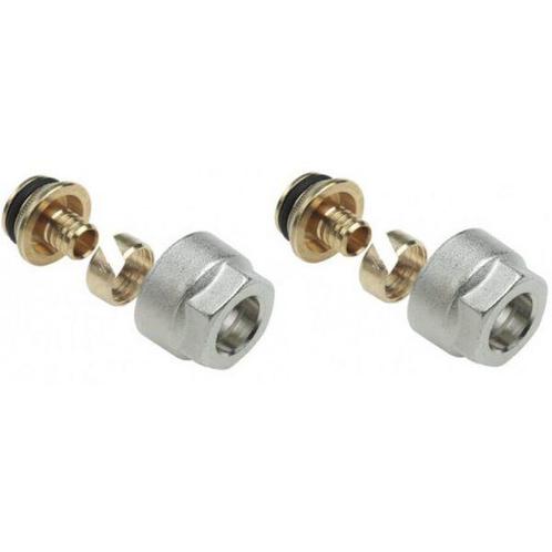 Thermrad knelset 3/4 euro voor buis 20x3,4 mm - 2 stuks, Doe-het-zelf en Verbouw, Verwarming en Radiatoren, Verzenden