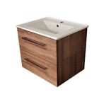 Badkamermeubel BWS Trentino Oak 61.5 cm Soft-Close Lades, Ophalen of Verzenden, Nieuw, Chroom, Bad