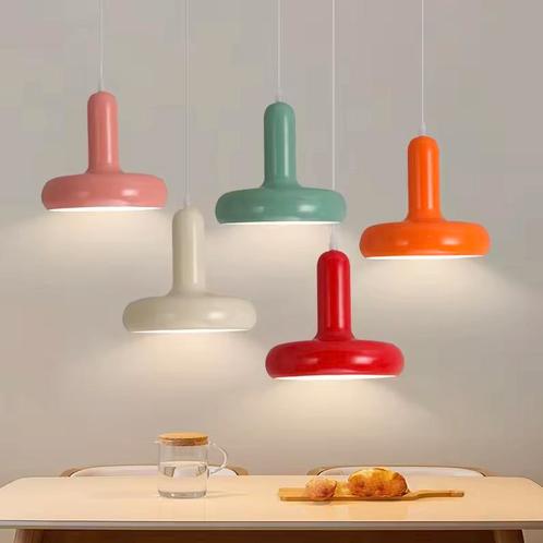 Lumi Moderne Bauhaus Hanglamp - Designlamp Paddenstoel E27, Huis en Inrichting, Lampen | Hanglampen, Nieuw, Overige materialen