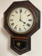 Wandklok - Ansonia Clock Company - Hout - 1850-1900, Antiek en Kunst