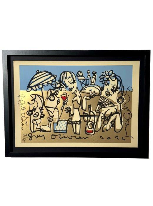 Guy Olivier - La Plage - 12/35, Antiek en Kunst, Antiek | Overige Antiek